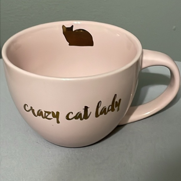 Other - Crazy cat lady pink mug